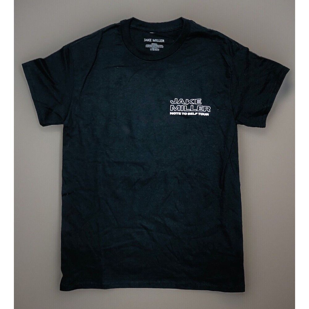 Jake Miller Official Merch 2023 Note To Self Tour‎  T Shirt S Double Sided NEW